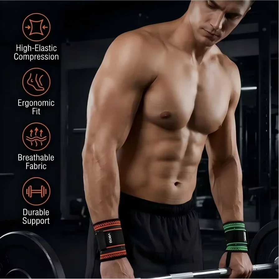VBOSI Adjustable Wrist Wraps S - Crossfit Workout Gear recension och pris