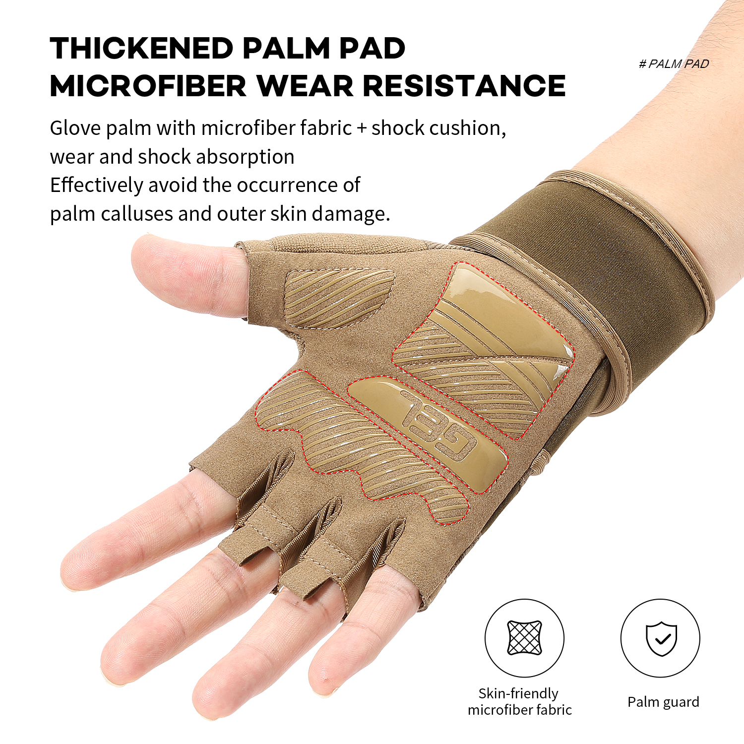 Cycling Gloves Half Finger Gym - Crossfit Workout Gear recension och pris